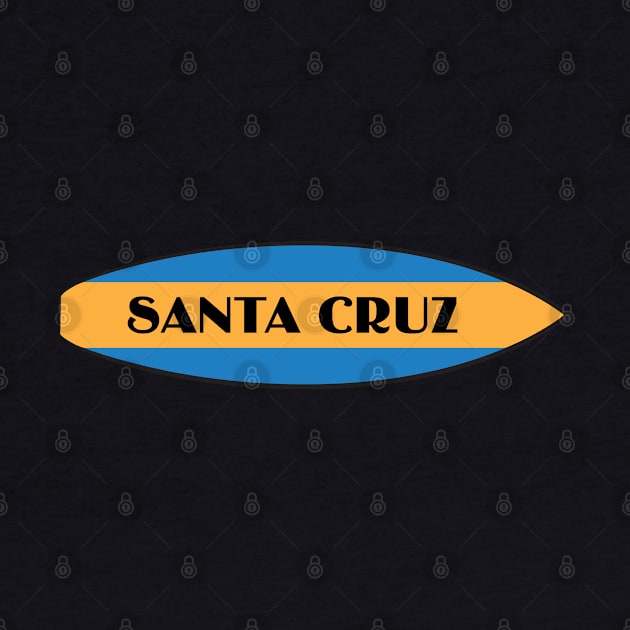 Santa Cruz California CA Surf Board by PauHanaDesign